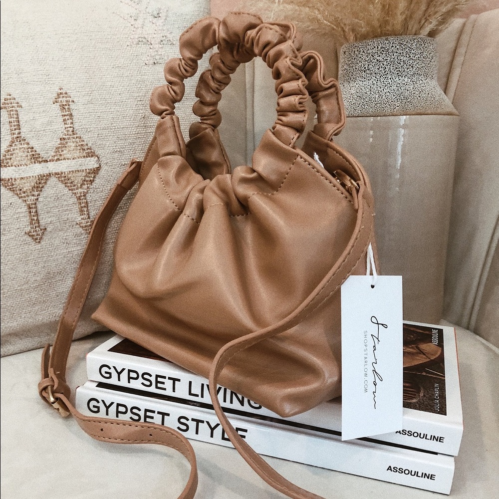 Shop Starlow Latte Scrunch Bag | Sold Out